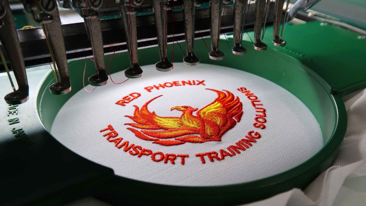 Logo embroidery service