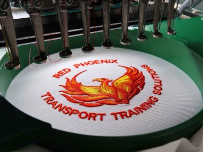 Logo embroidery service